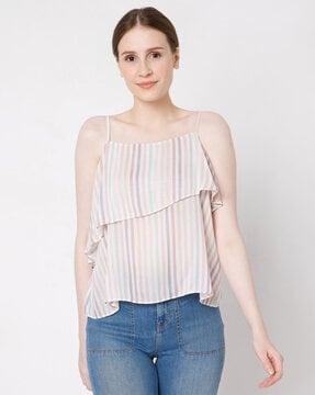 striped strappy top