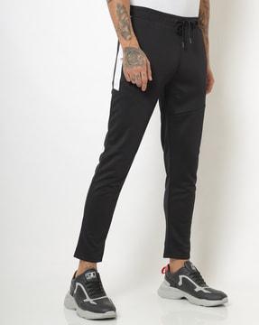 striped trackpant with slip pockets