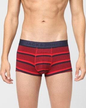 striped trunks with elasticated waist