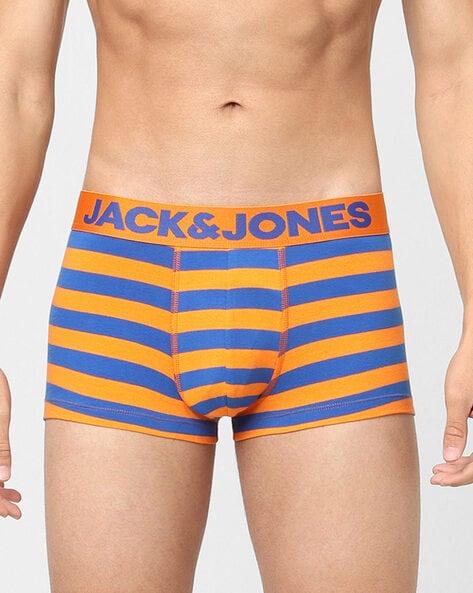 striped trunks with elasticated waist