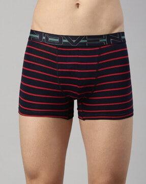 striped trunks with elasticated waist