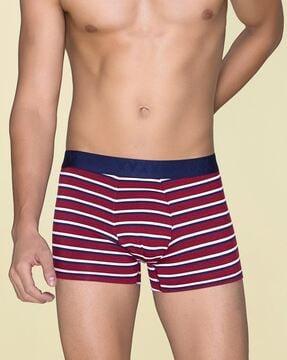 striped trunks with elasticated waist