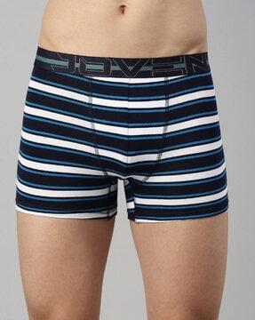 striped trunks with elasticated waist