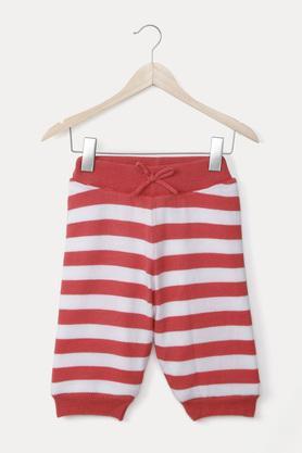 stripes-acrylic-regular-fit-infant-girls-joggers---coral