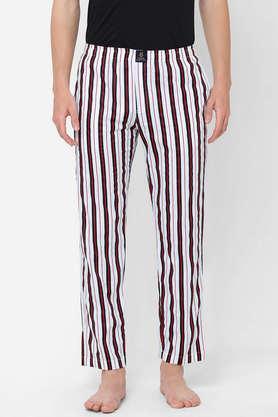 stripes cotton men's pyjamas - multi