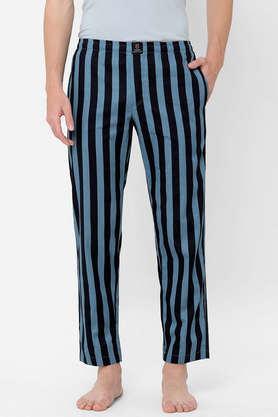 stripes cotton men's pyjamas - multi