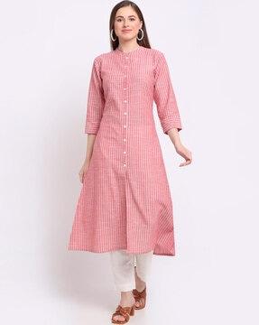 stripes a-line kurta