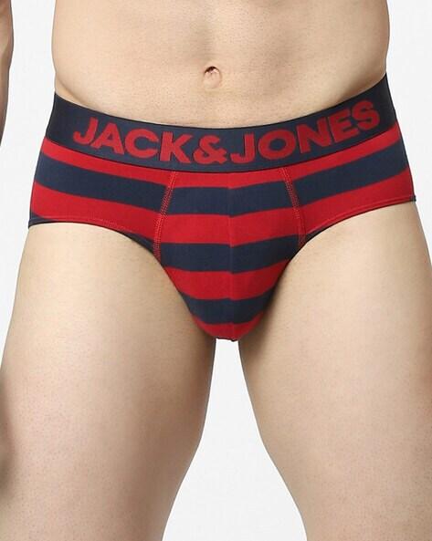 stripes briefs with elasticated waistband