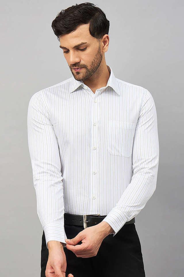 stripes cotton mens formal wear shirt