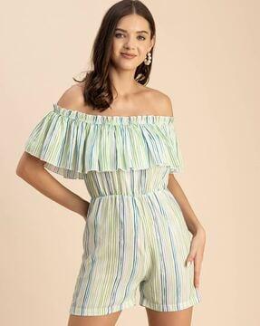 stripes jumpsuit