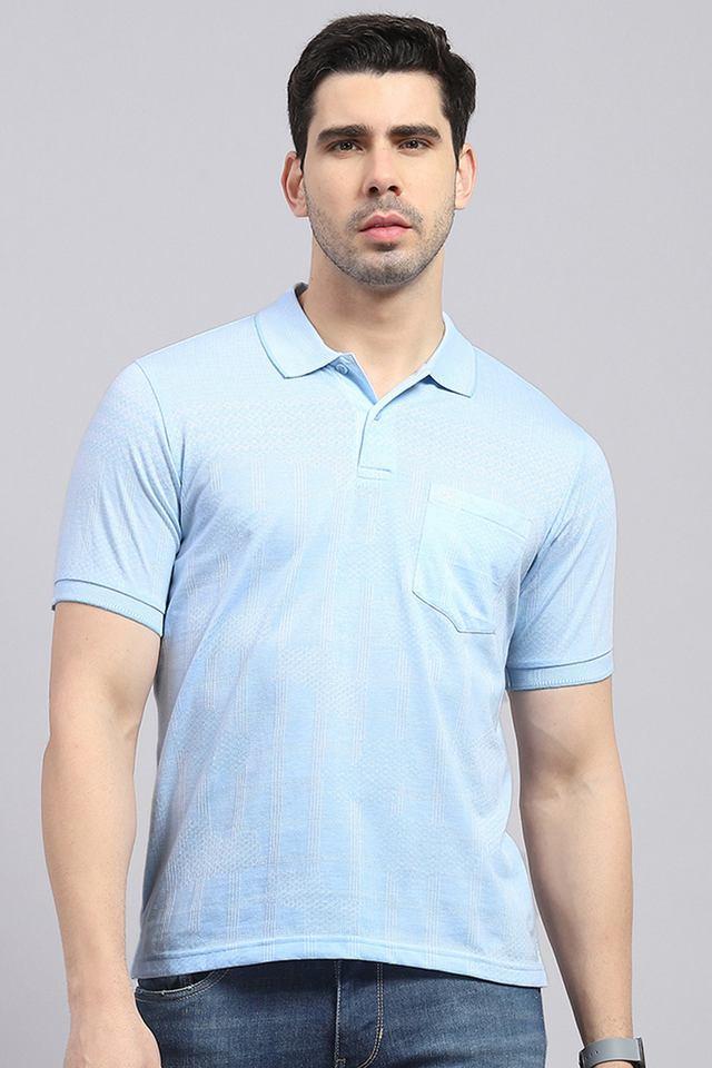 stripes knitted polo mens t-shirt