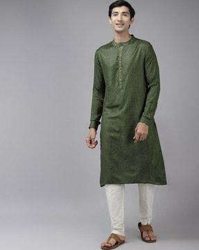 stripes long kurta