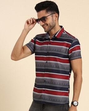 stripes regular fit shirt