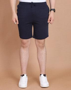 stripes regular fit shorts