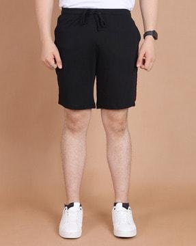 stripes regular fit shorts