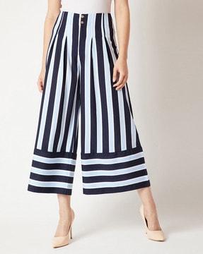 stripes relaxed fit pants