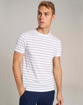 stripes round neck t-shirt