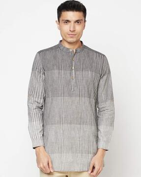 stripes short kurta