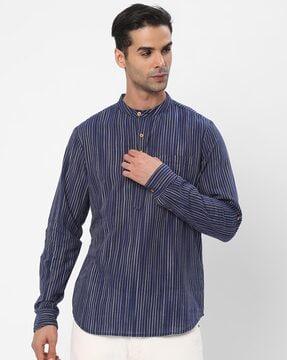 stripes short kurta