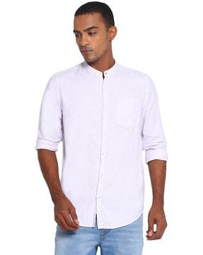 stripes slim fit shirt