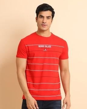 stripes slim fit t-shirt