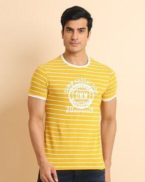 stripes slim fit t-shirt