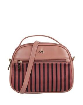 stripes sling bag