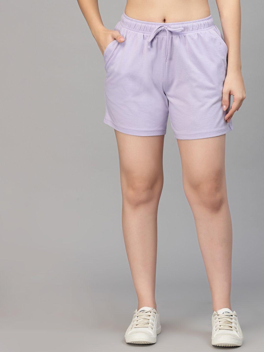 strong and brave women mid-rise odour free cotton shorts