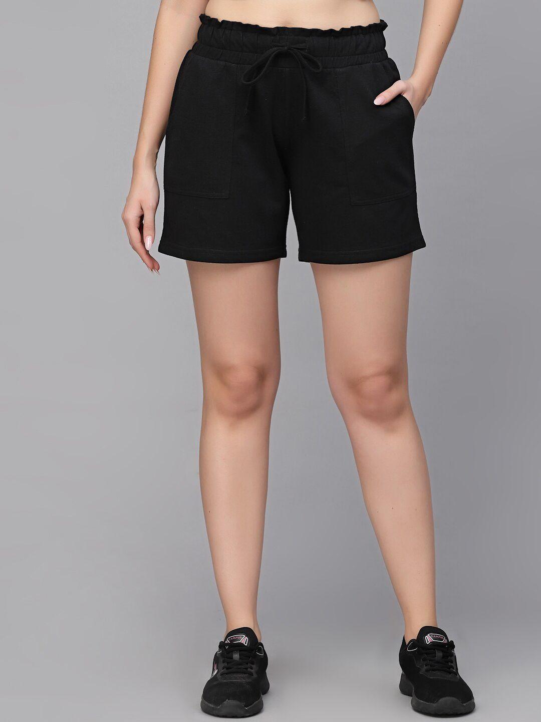 strong and brave women odour free cotton mid-rise shorts