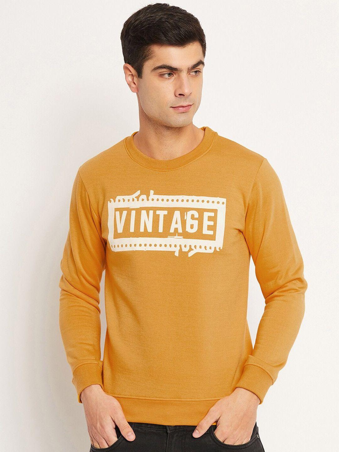 strop typographic printed fleece sweatshirt