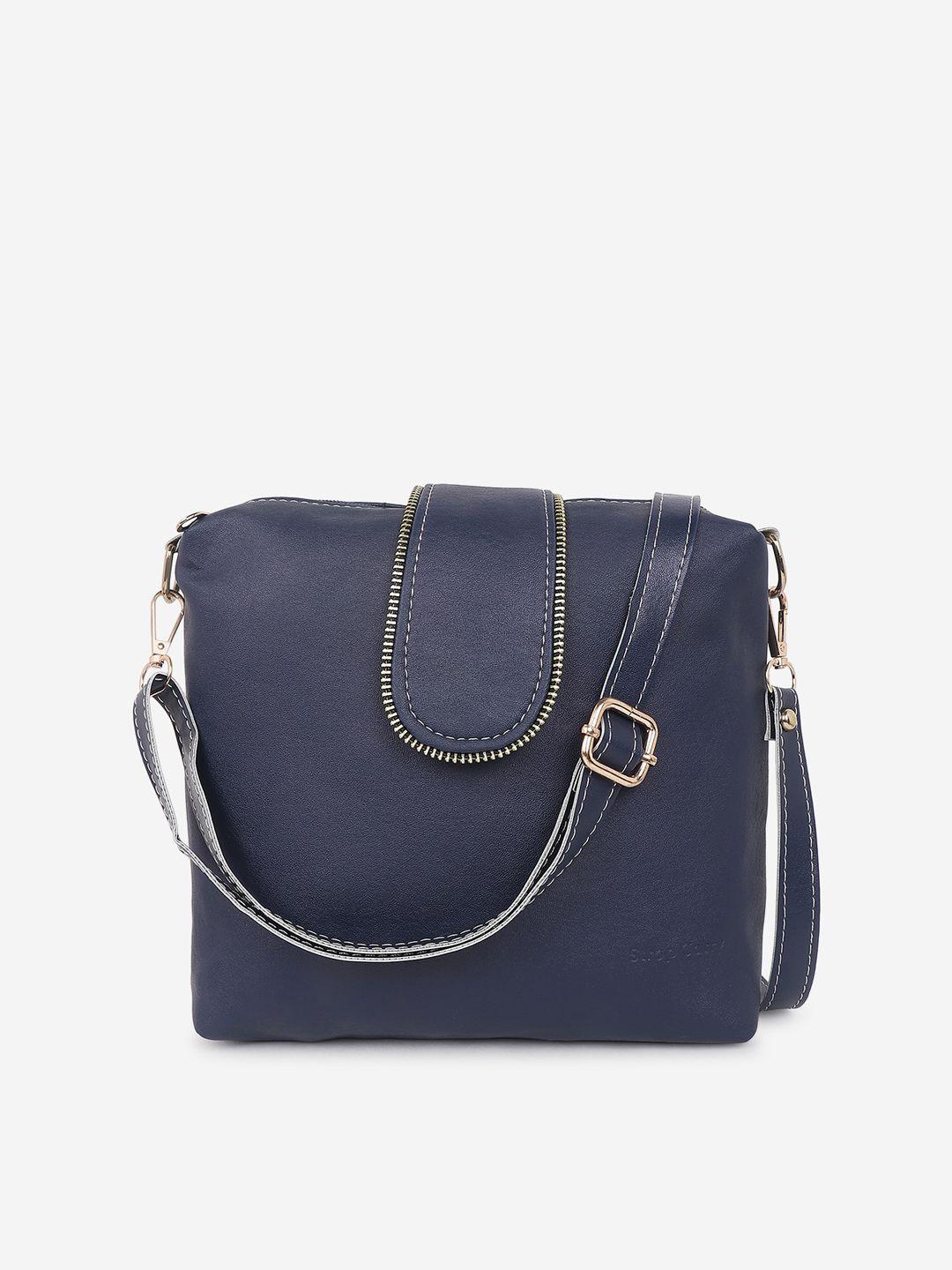 stropcarry blue swagger sling bag