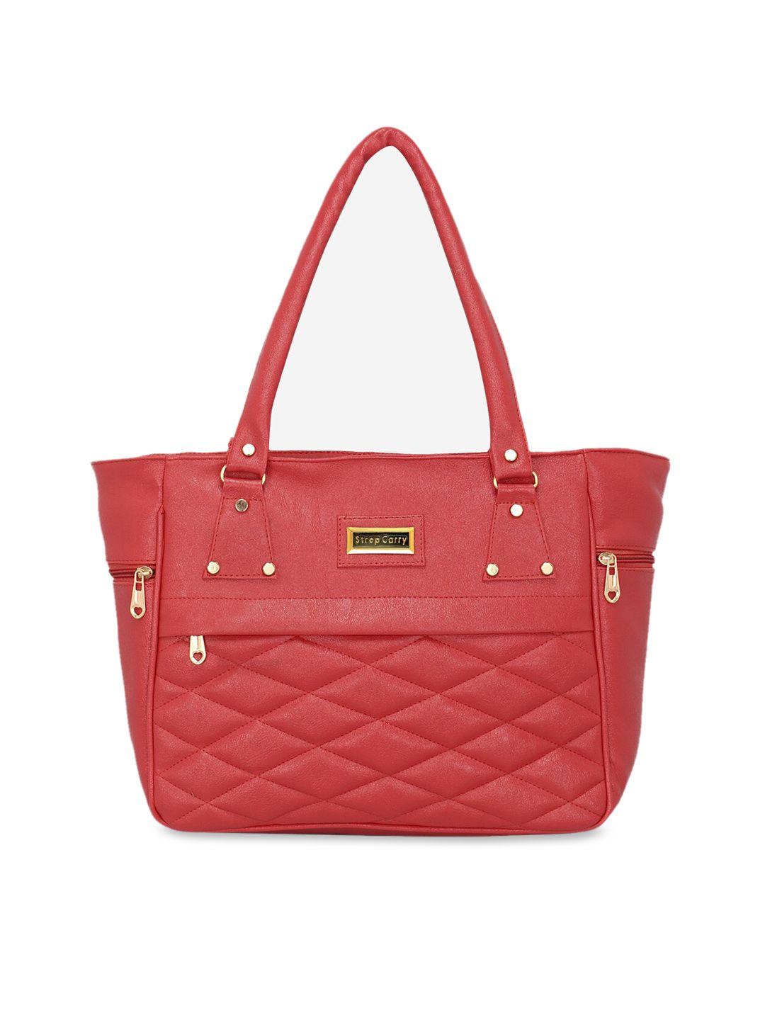 stropcarry coral solid shoulder bag