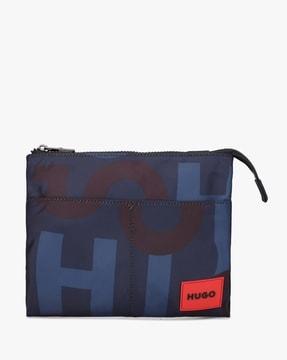 structured nylon hold all bag