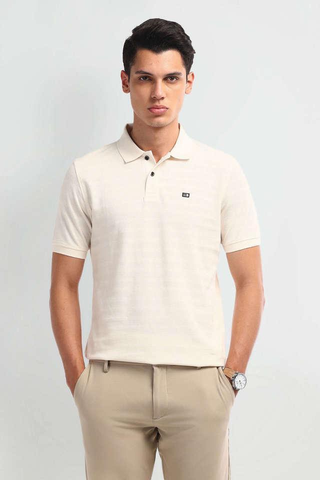 structured cotton blend polo mens t-shirt