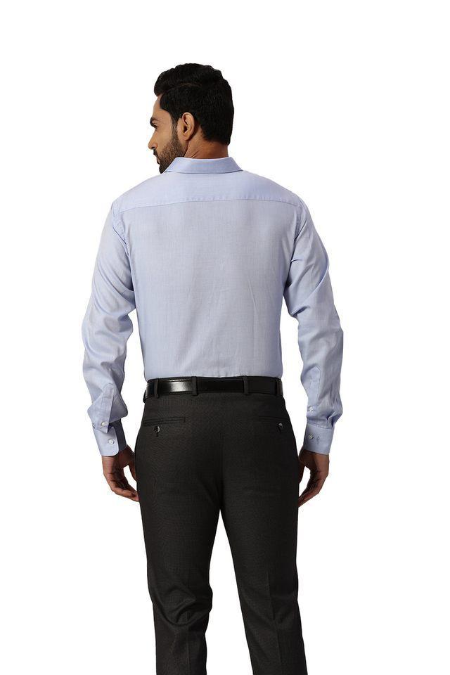 structured cotton slim fit mens formal shirt