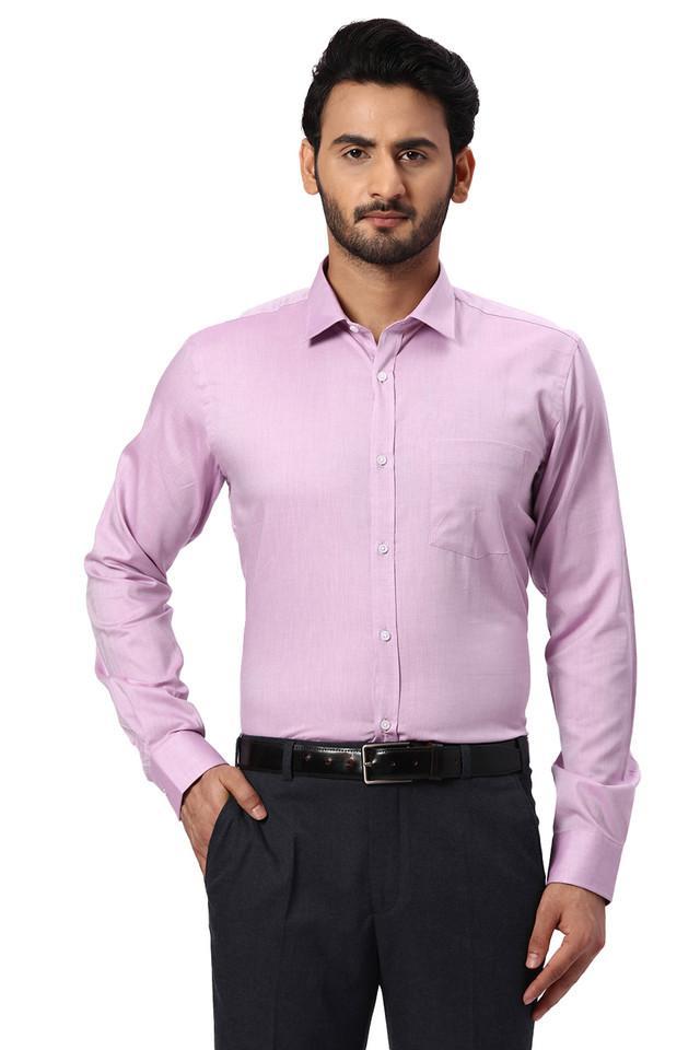 structured cotton slim fit mens formal wear shirt