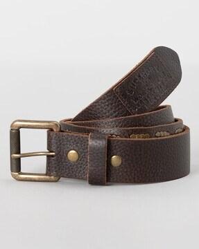 studded leather belt