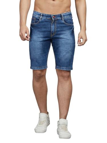 studio nexx men's cotton denim shorts - hike57_darkcloud_34 dark cloud