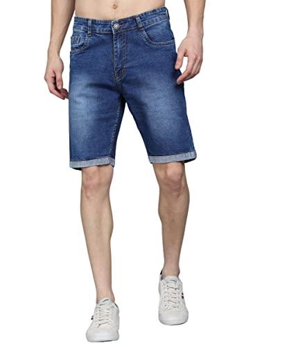 studio nexx men's denim shorts (hike50 dark blue)