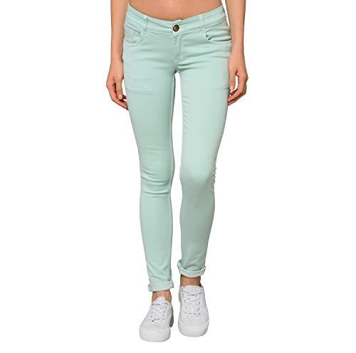 studio nexx women's slim fit jeans (infinity1_peachgreen_32_peach green_32)