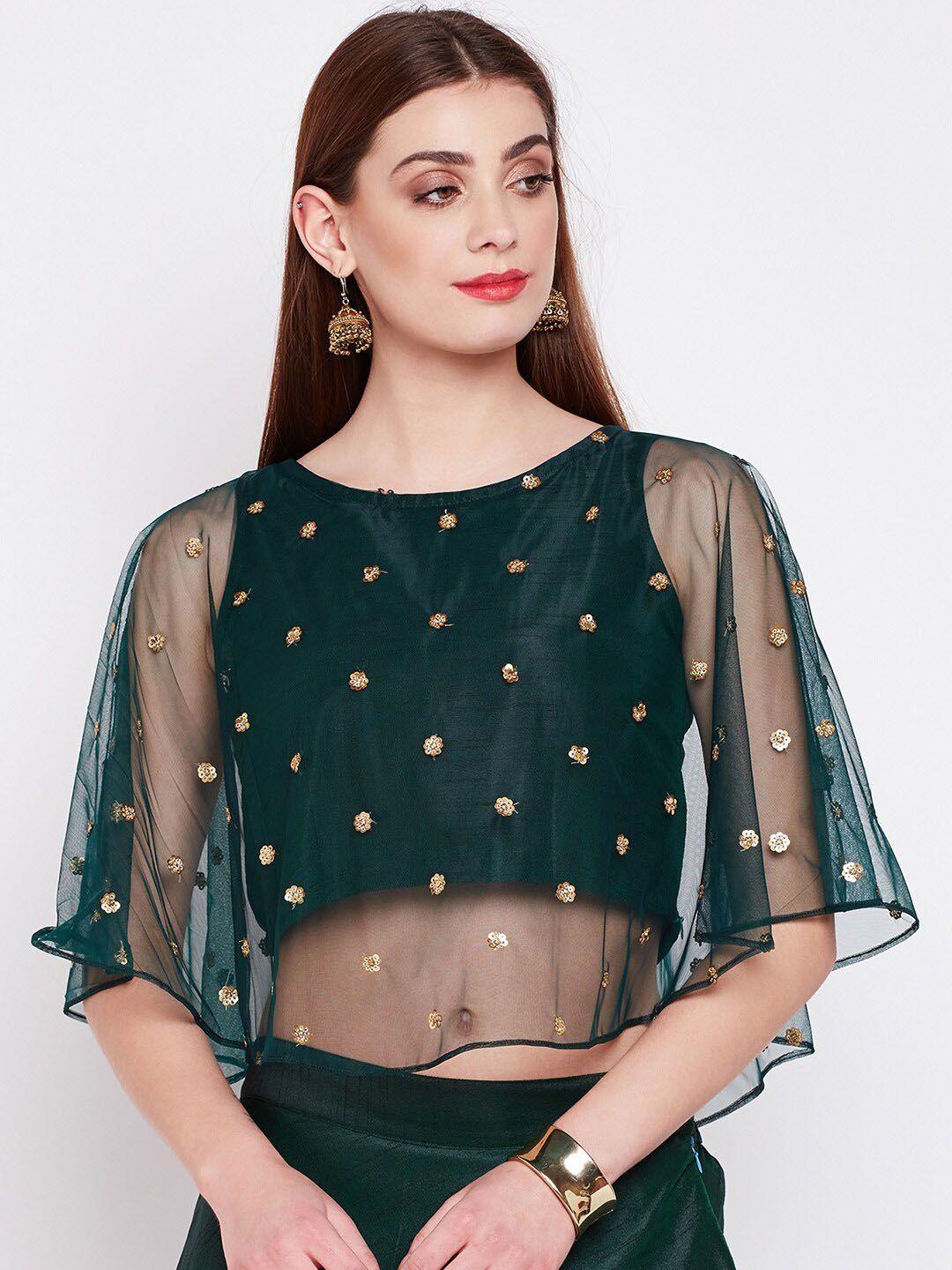 studio rasa embellished saree blouse