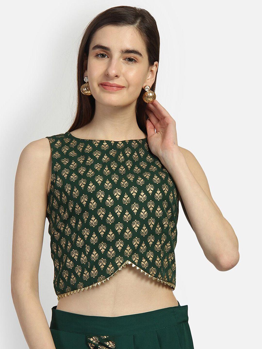 studio rasa printed saree blouse