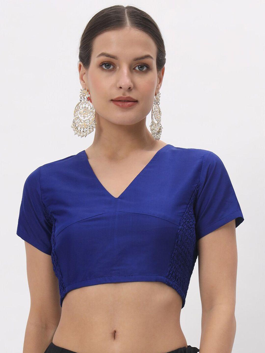 studio rasa stretchable readymade saree blouse
