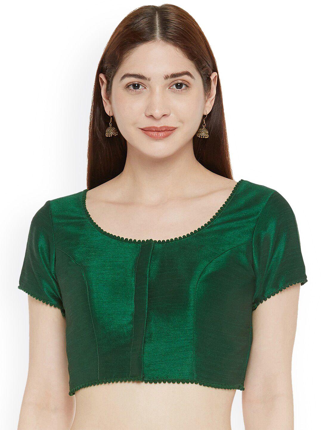 studio shringaar round neck padded saree blouse