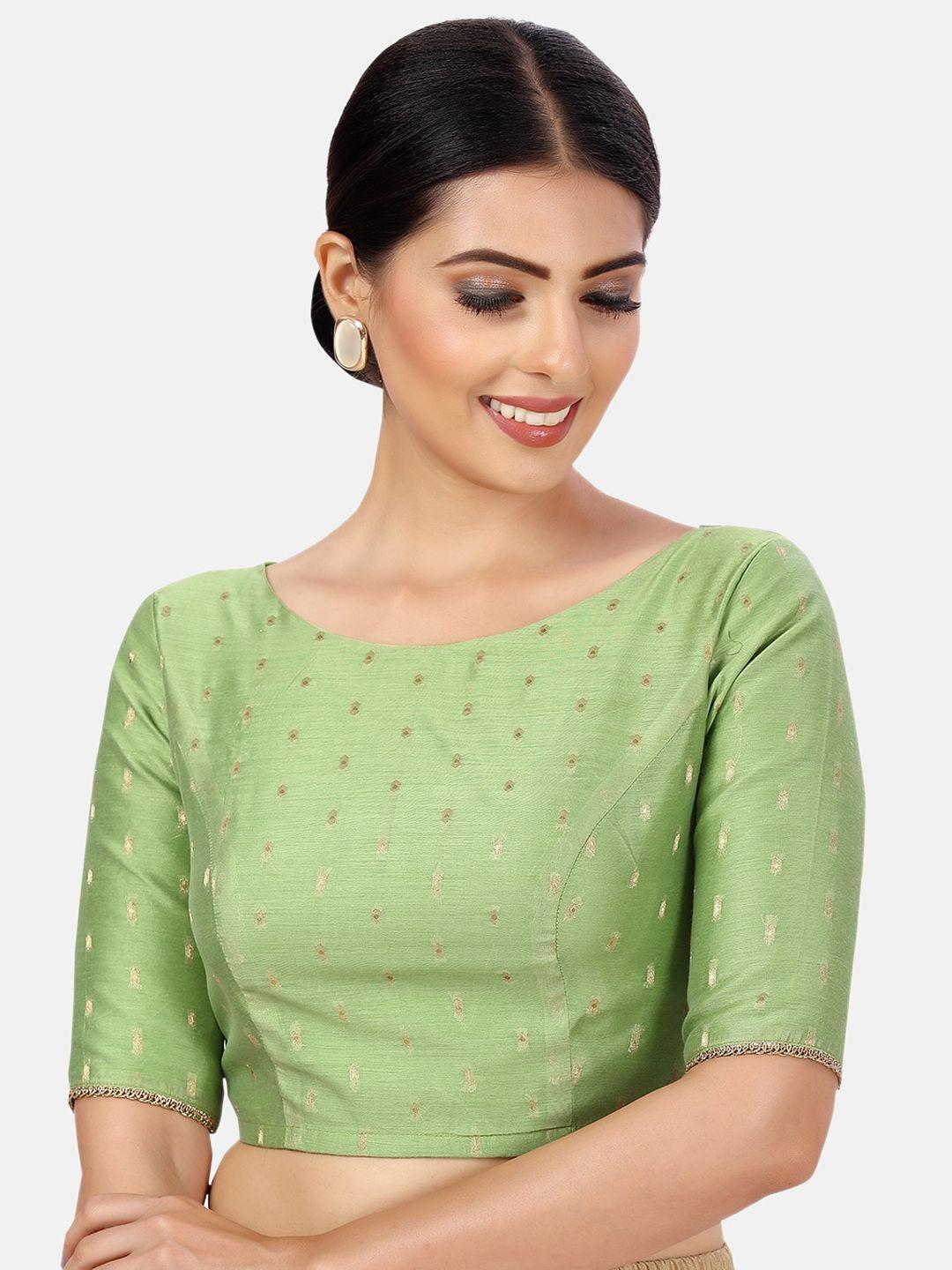 studio shringaar woven design saree blouse