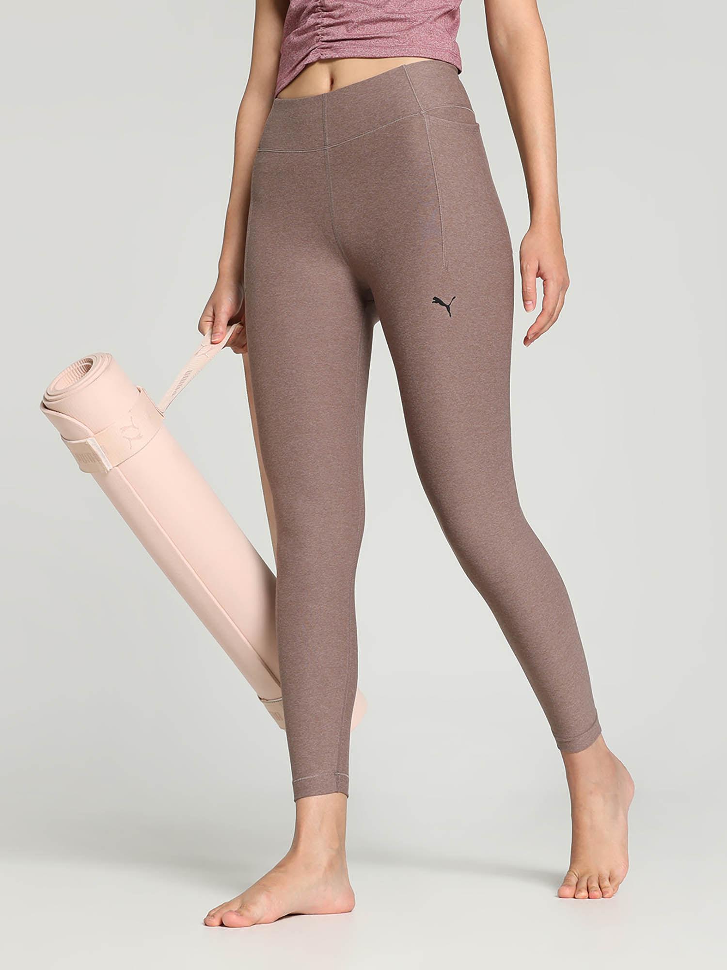 studio your move yogini 7/8 women brown tights