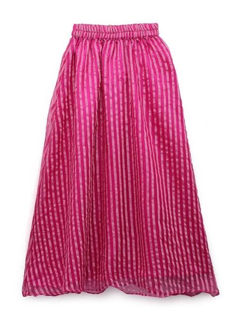 studiorasa kids pink striped skirt