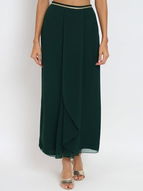 studiorasa green georgette skirt