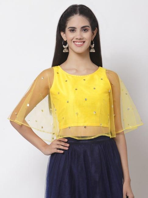 studiorasa yellow embellished choli