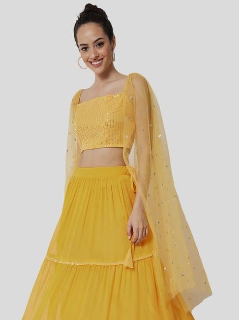 studiorasa yellow embellished choli